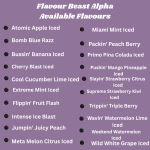 Vape flavors